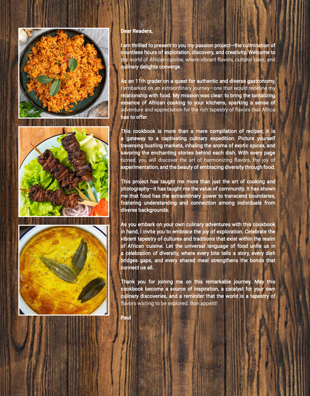 Pre-order: African Cookbook
